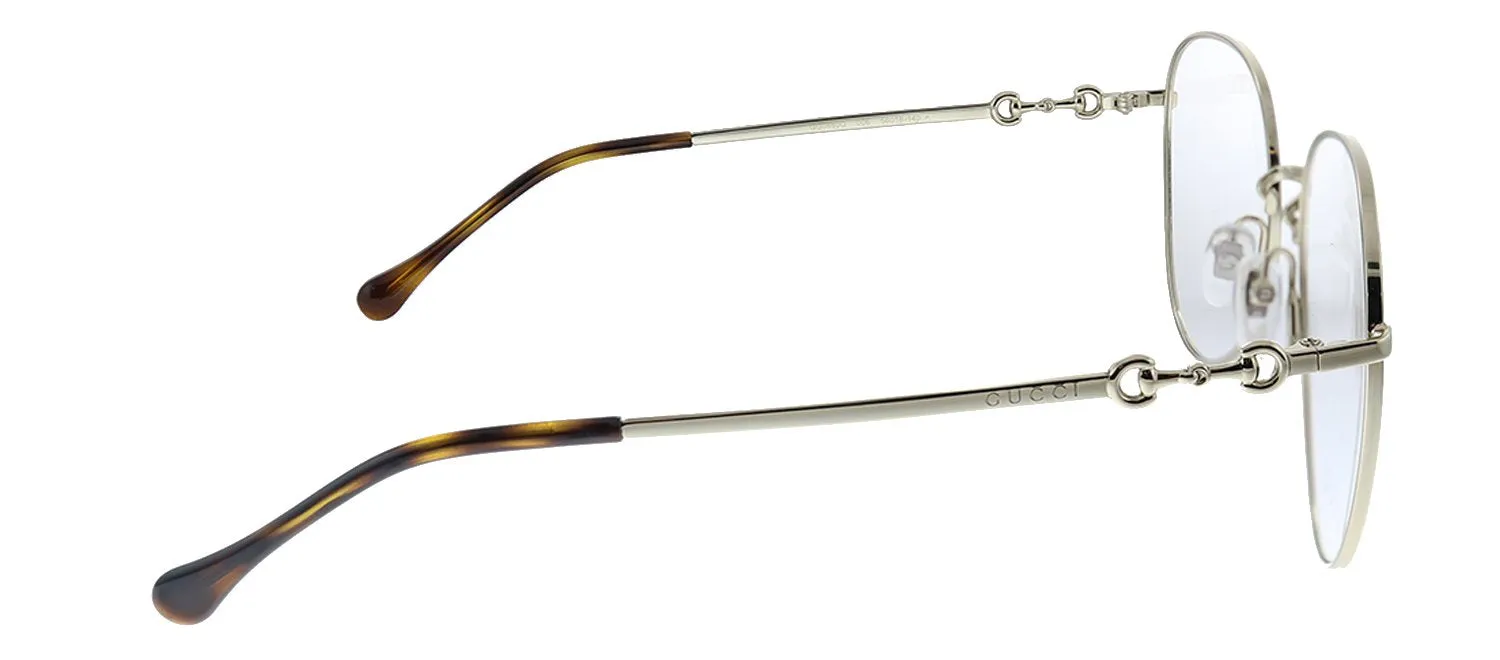 Gucci GG 0880O 006 Square Metal Gold Eyeglasses with Demo Lens sold by Gaffos product image thumbnail 3