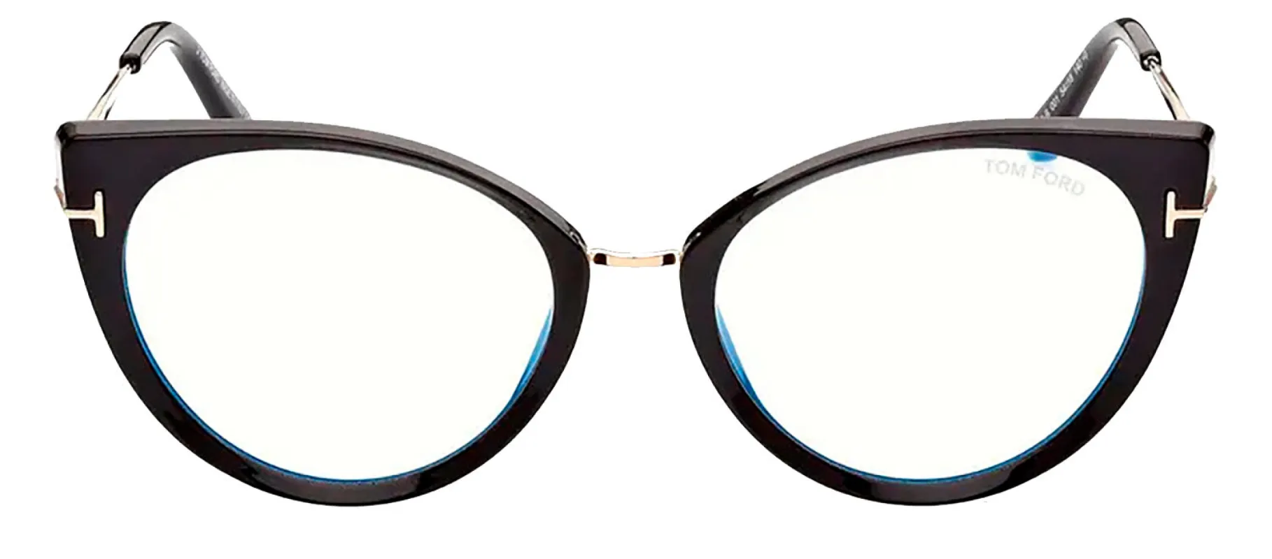 Tom Ford FT 5815-B 001 Cat-Eye Plastic Black Eyeglasses with Clear Lens sold by Gaffos