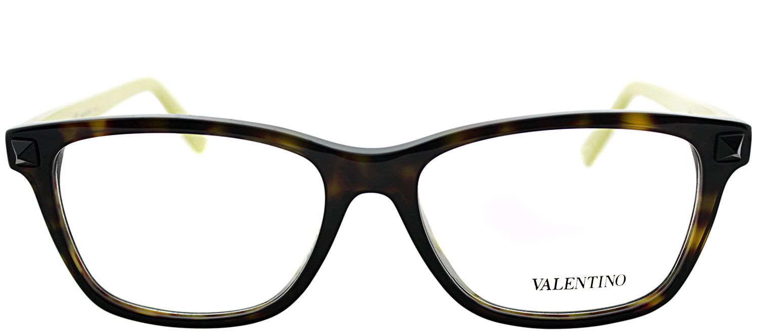 Valentino VL 2694 203 Rectangle Plastic Tortoise/ Havana Eyeglasses with Demo Lens sold by Gaffos