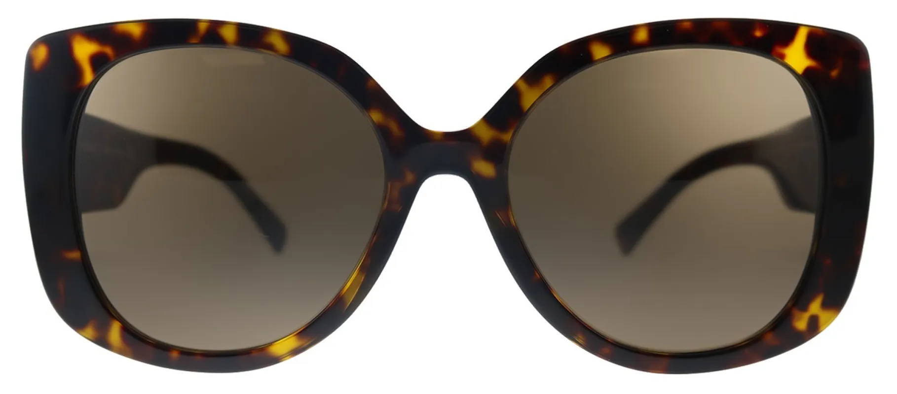Versace VE 4387 108/73 Rectangle Plastic Havana Sunglasses with Brown Lens sold by Gaffos