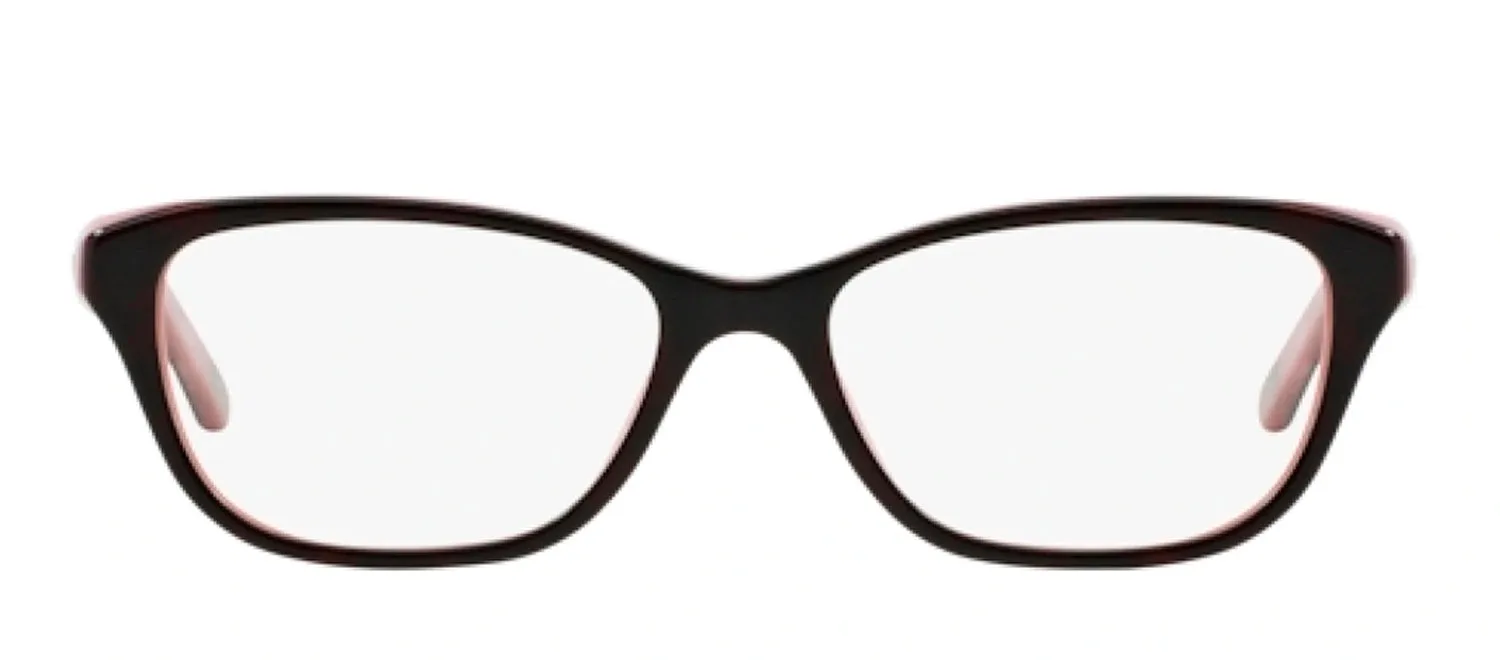 Ralph Lauren RA 7020 599 Cat-Eye Plastic Havana Eyeglasses with Logo Stamped Demo Lens sold by Gaffos