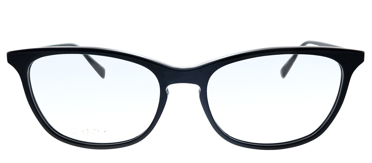 Gucci GG 0549O 001 Rectangle Acetate Black Eyeglasses with Demo Lens sold by Gaffos