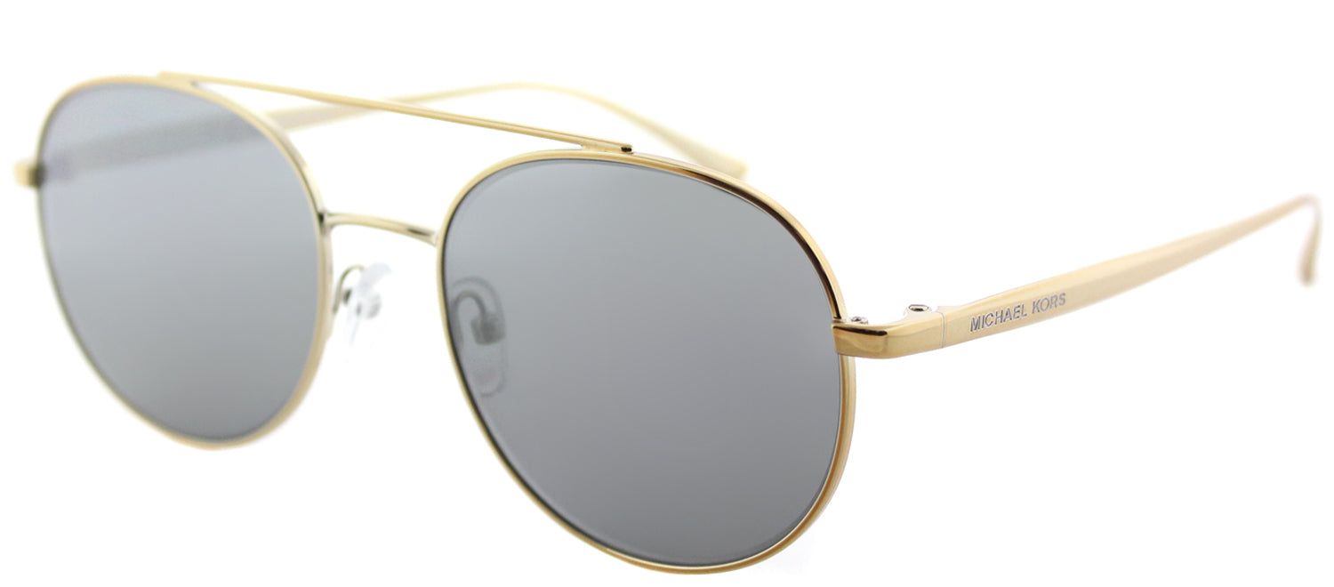 Michael Kors MK 1021 11686G Aviator Metal Gold Sunglasses with Gunmetal Mirror Lens sold by Gaffos product image thumbnail 2