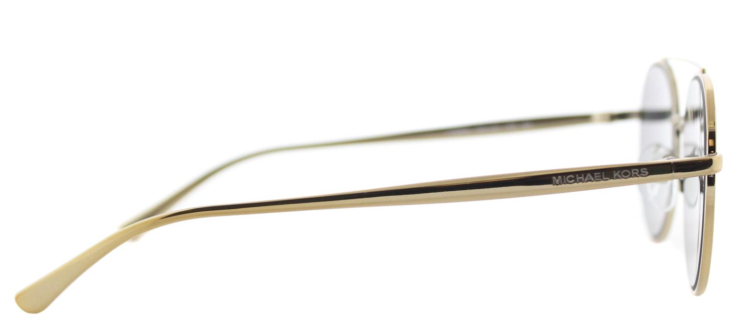 Michael Kors MK 1021 11686G Aviator Metal Gold Sunglasses with Gunmetal Mirror Lens sold by Gaffos product image thumbnail 3