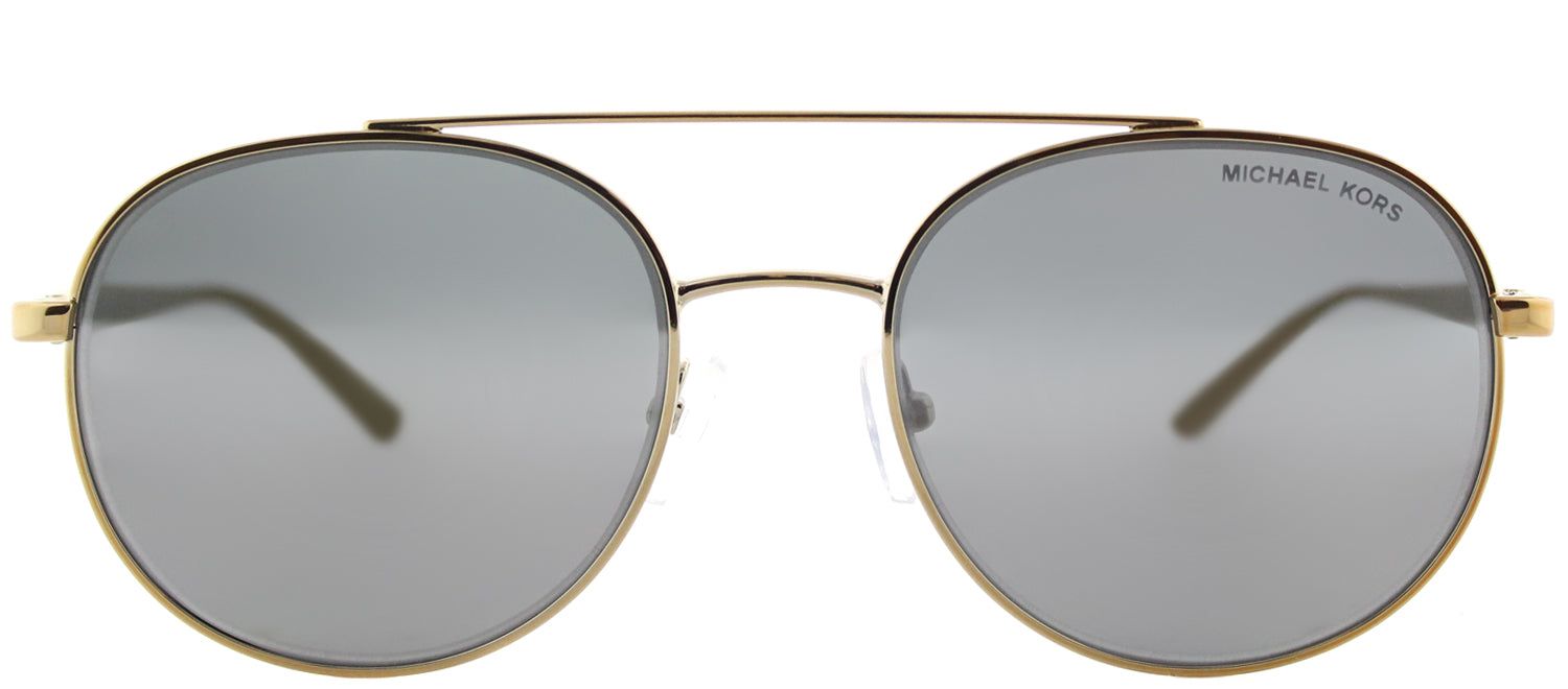 Michael Kors MK 1021 11686G Aviator Metal Gold Sunglasses with Gunmetal Mirror Lens sold by Gaffos