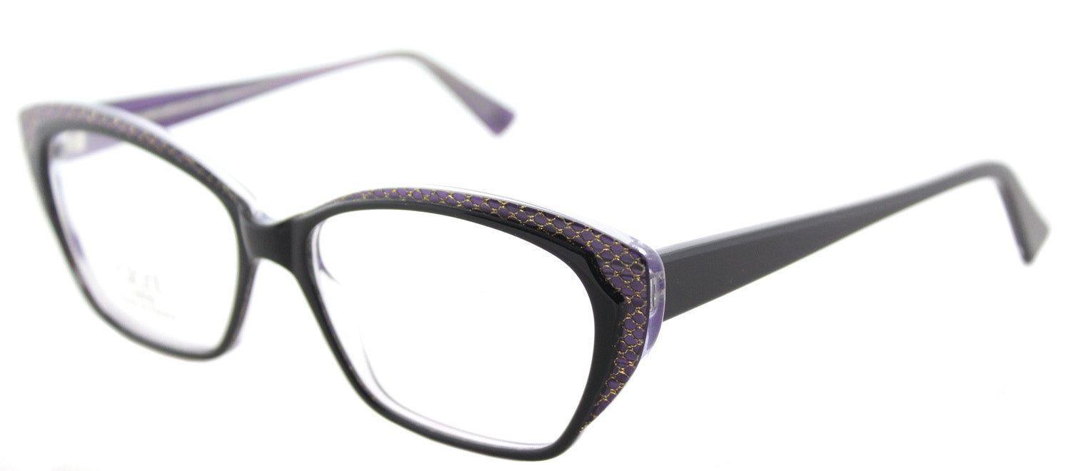 Lafont LF Valeriane 1044T Cat-Eye Plastic Black Eyeglasses with Demo Lens sold by Gaffos product image thumbnail 2