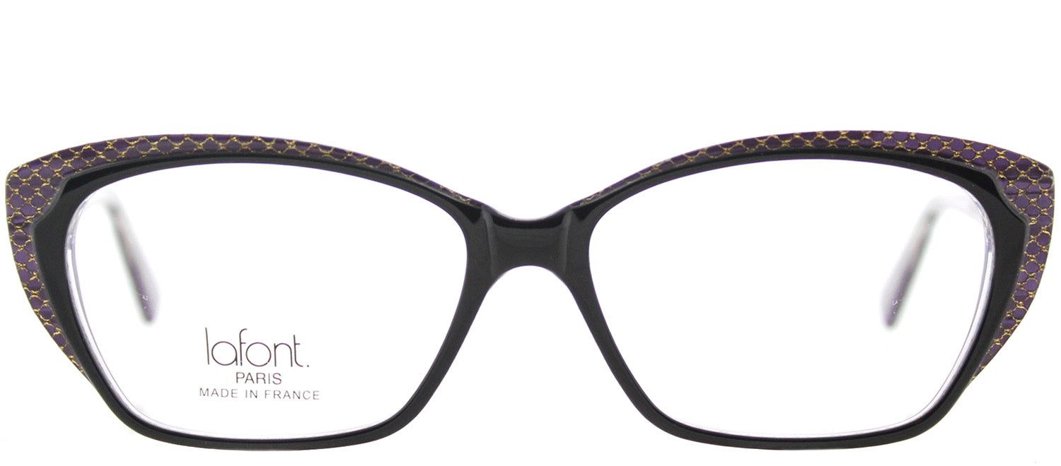 Lafont LF Valeriane 1044T Cat-Eye Plastic Black Eyeglasses with Demo Lens sold by Gaffos