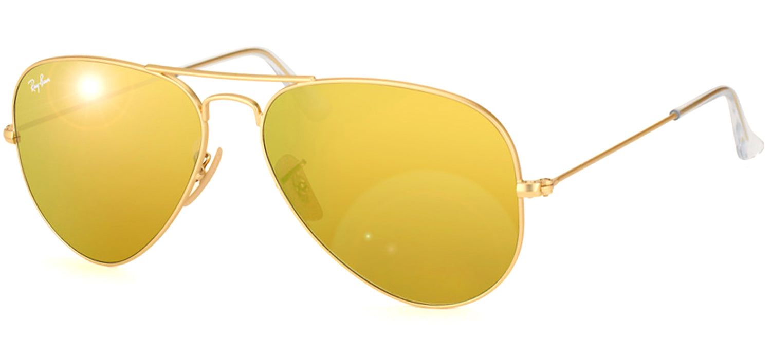 Ray-Ban RB 3025 112/93 Aviator Metal Gold Sunglasses with Brown Mirror Lens sold by Gaffos product image thumbnail 2
