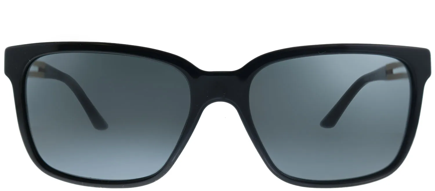 Versace VE 4307 GB1/87 Square Plastic Black Sunglasses with Grey Lens sold by Gaffos