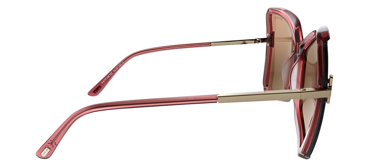 Tom Ford FT 0766 72Y Butterfly Plastic Red Sunglasses with Brown Lens sold by Gaffos product image thumbnail 3