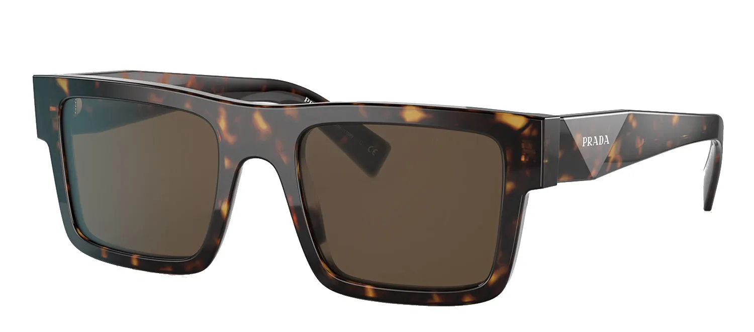Prada PR 19WS 2AU8C1 Rectangle Plastic Tortoise Sunglasses with Brown Lens sold by Gaffos product image thumbnail 2