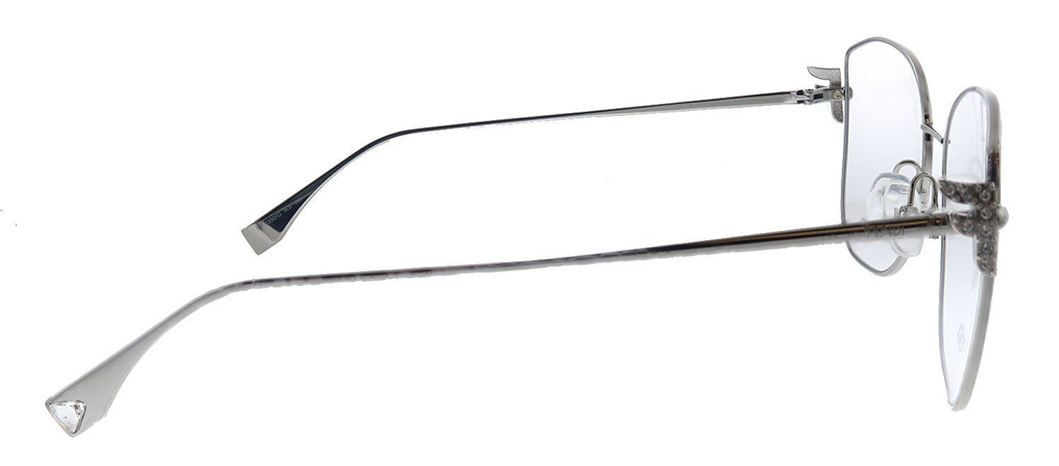 Fendi FF 0390/G 6LB Square Metal Ruthenium Eyeglasses with Demo Lens sold by Gaffos product image thumbnail 3