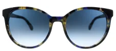 Kate Spade New York KS MELANIE/S PJP 08 Oval Plastic Blue Sunglasses with Blue Lens sold by Gaffos
