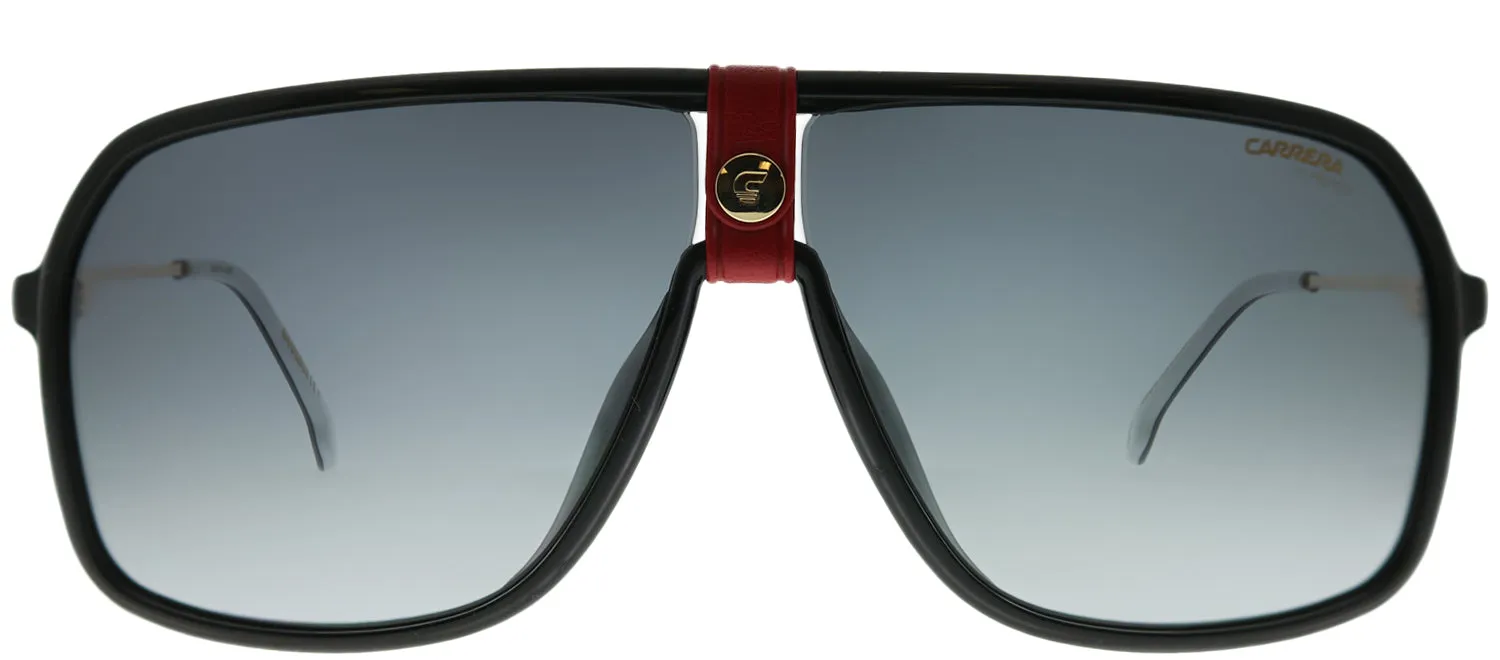 Carrera Navigator CA Carrera1019 Y11 9O Aviator Plastic Black Sunglasses with Grey Gradient Lens sold by Gaffos