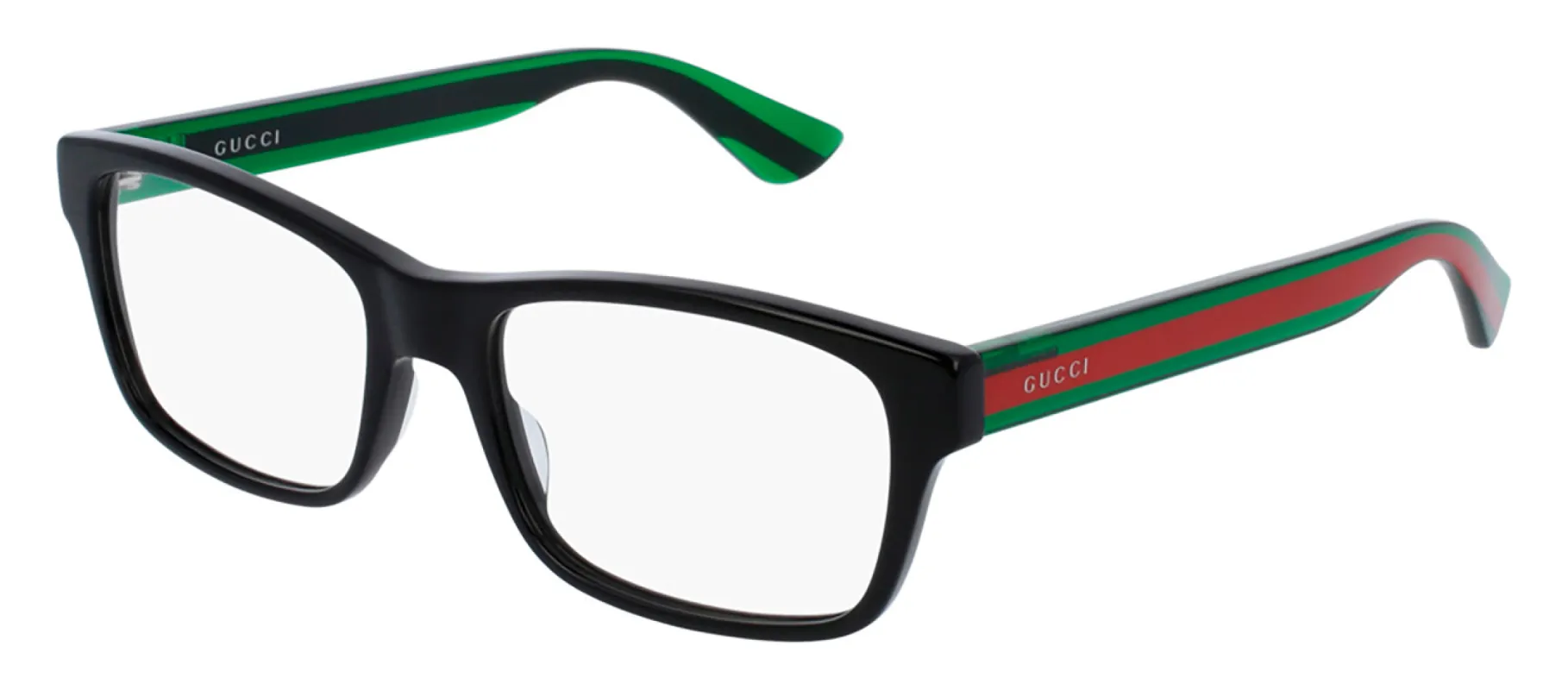 Gucci GG 0006ON 006 Rectangle Acetate Black Eyeglasses with Demo Lens sold by Gaffos