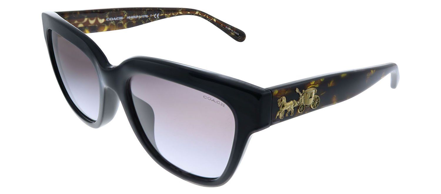 Coach HC 8262F 500211 Square Plastic Black Sunglasses with Grey Gradient Lens sold by Gaffos product image thumbnail 2