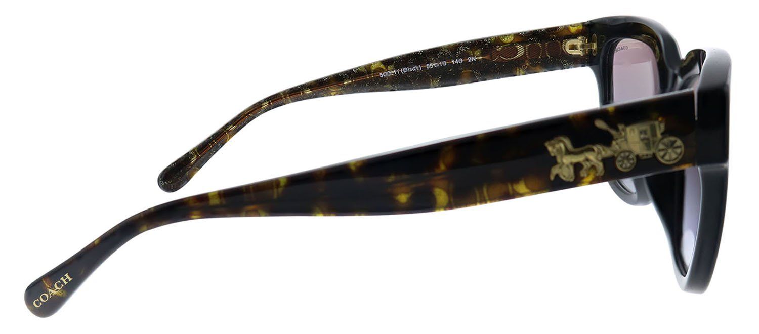 Coach HC 8262F 500211 Square Plastic Black Sunglasses with Grey Gradient Lens sold by Gaffos product image thumbnail 3