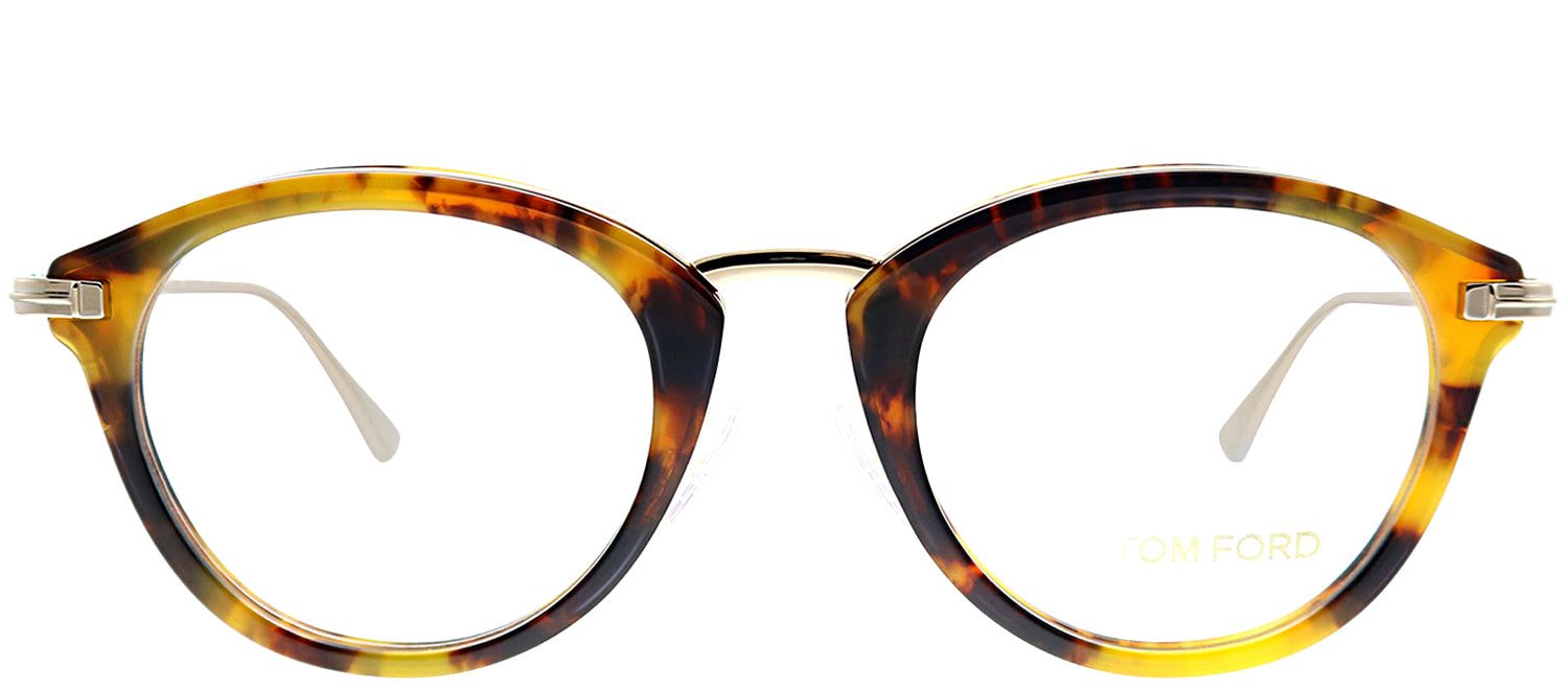 Tom Ford FT 5497 055 Oval Plastic Tortoise/ Havana Eyeglasses with Demo Lens sold by Gaffos