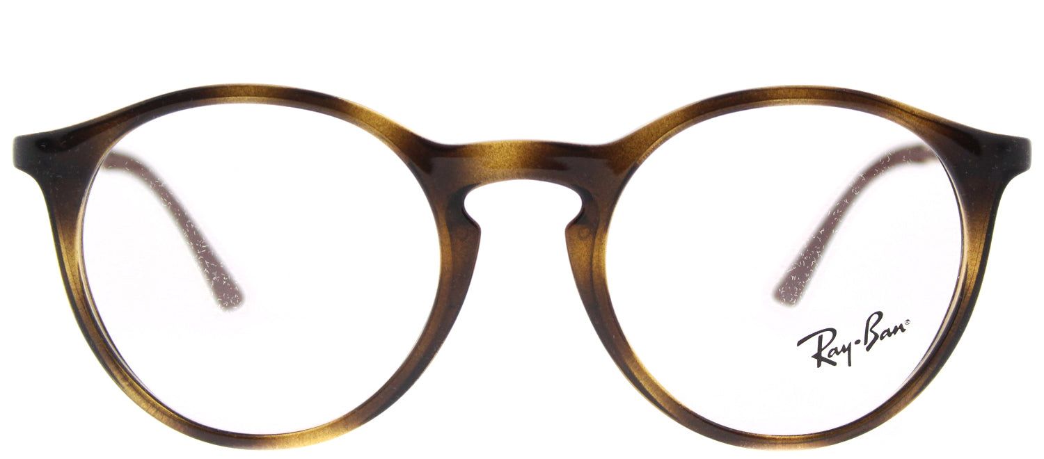 Ray-Ban RX 7132 2012 Round Plastic Tortoise/ Havana Eyeglasses with Demo Lens sold by Gaffos