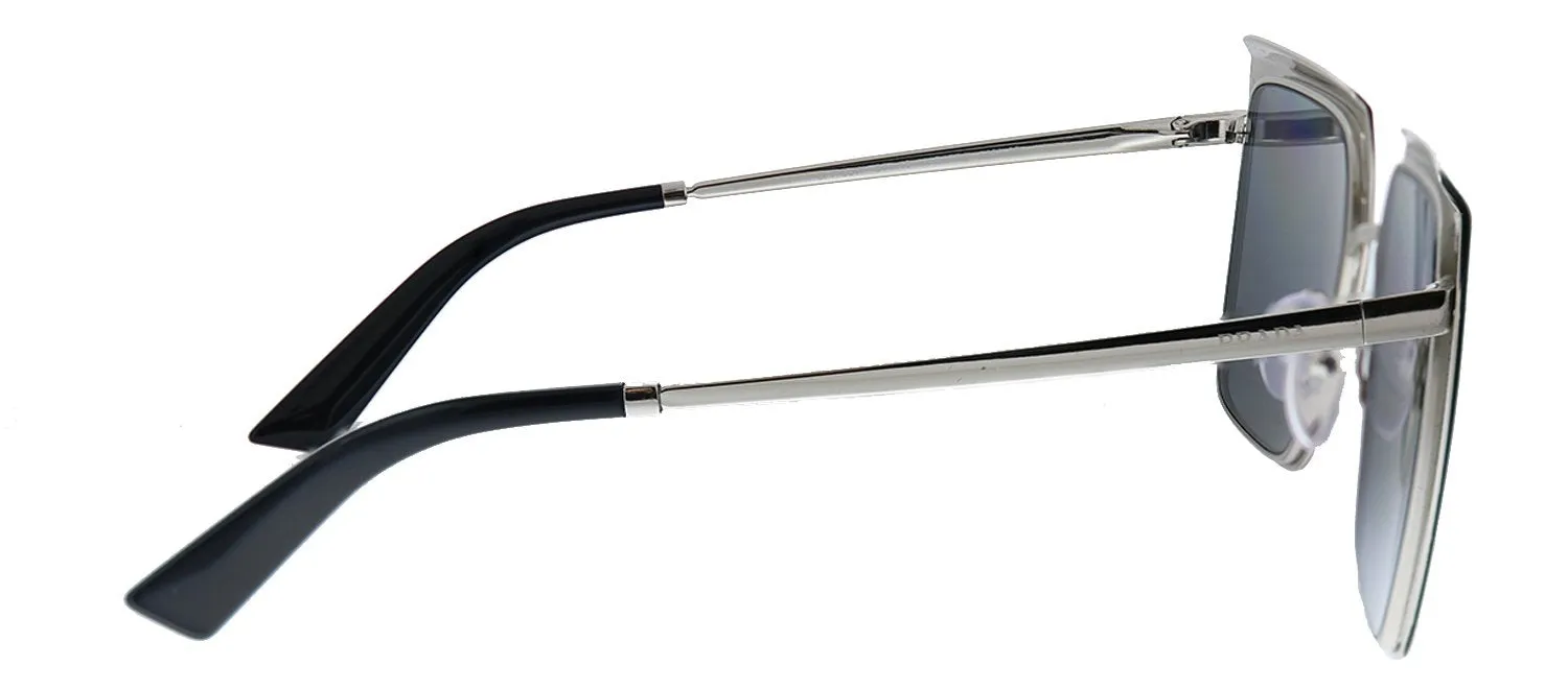 Prada PR 58WS 1AB5Z1 Square Metal Black Sunglasses with Grey Polarized Lens sold by Gaffos product image thumbnail 3