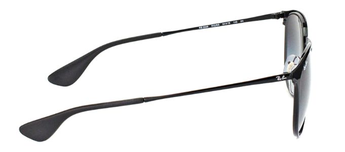 Ray-Ban RB 3539 002/8G Round Metal Black Sunglasses with Grey Gradient Lens sold by Gaffos