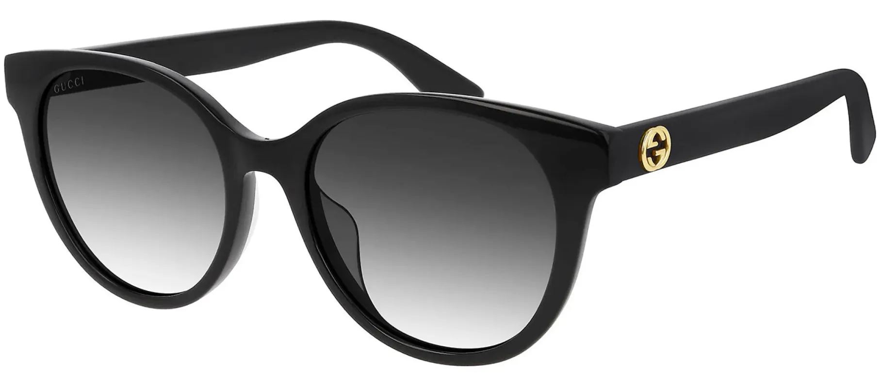 Gucci GG 0702SN 001 Cat-Eye Plastic Black Sunglasses with Grey Gradient Lens sold by Gaffos