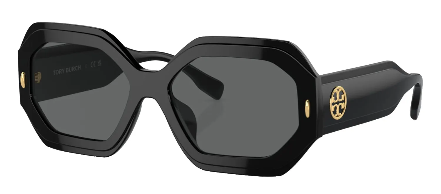 Tory Burch TY 7192U 170987 Geometric Plastic Black Sunglasses with Grey Lens sold by Gaffos product image thumbnail 2