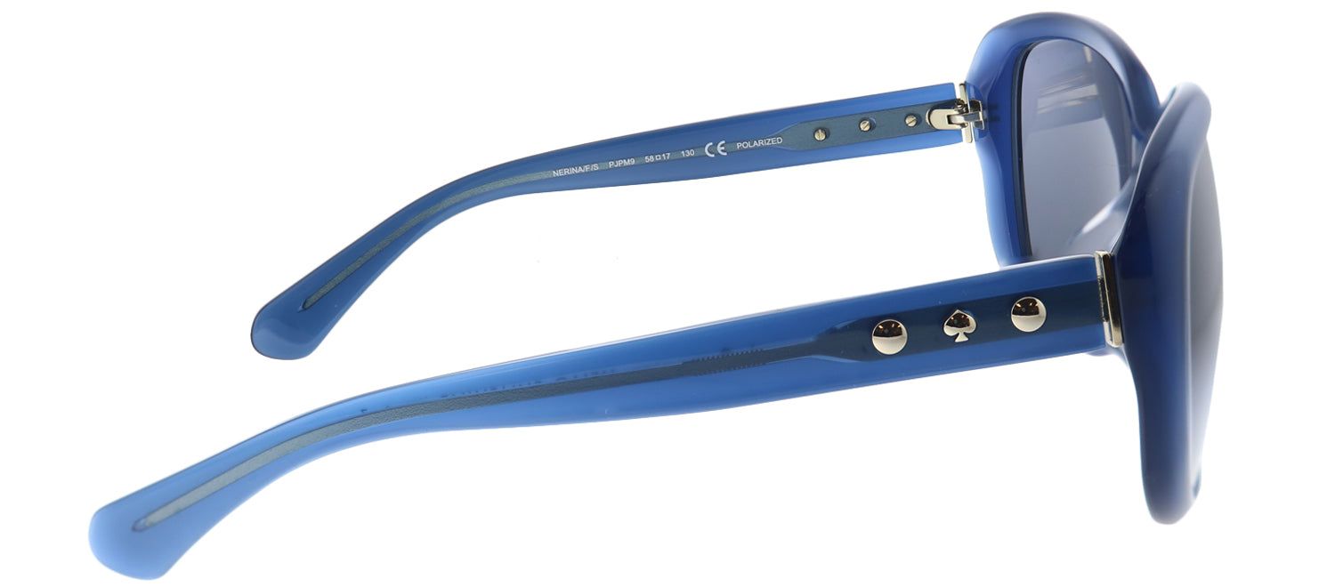 Kate Spade KS Nerina/F/S PJP Square Plastic Blue Sunglasses with Grey Polarized Lens sold by Gaffos product image thumbnail 3