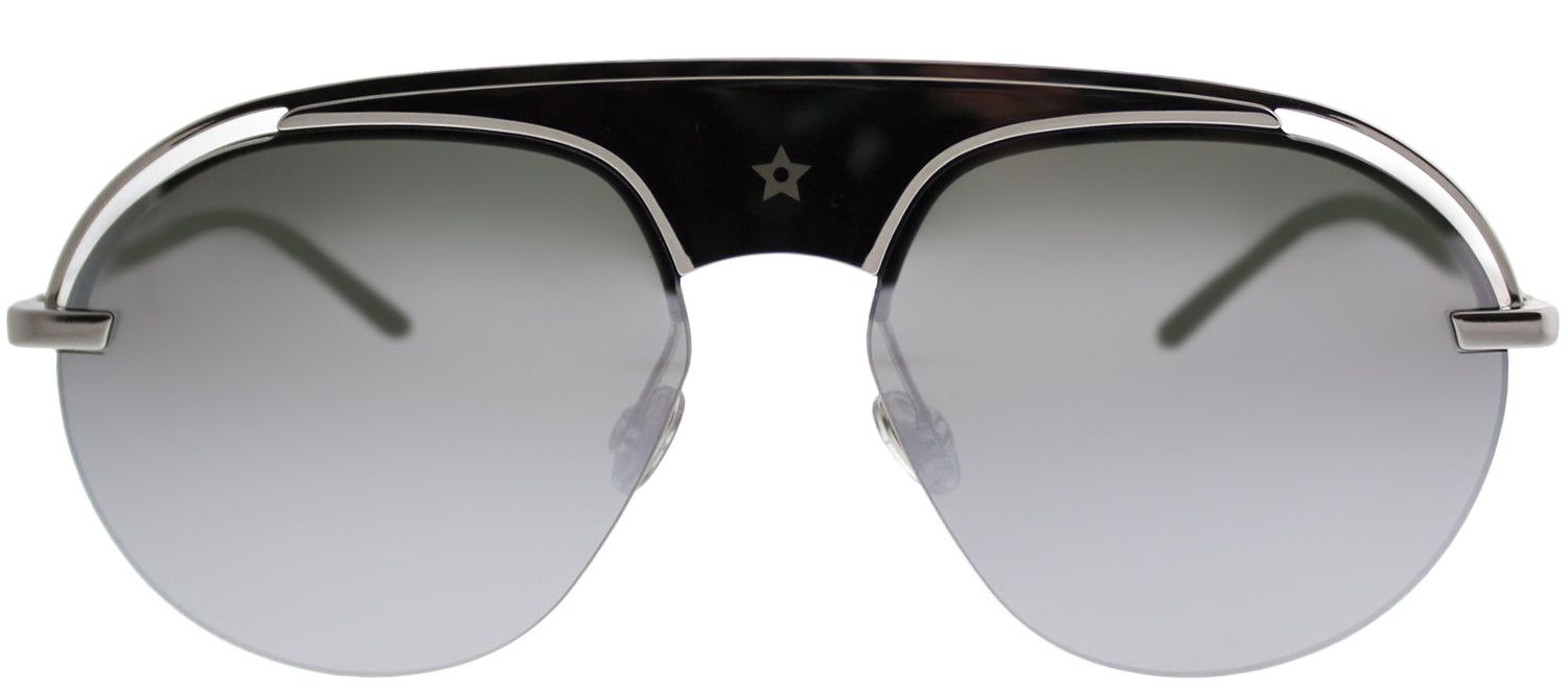 Dior CD Revolution2 010 Aviator Metal Silver Sunglasses with Silver Mirror Lens sold by Gaffos