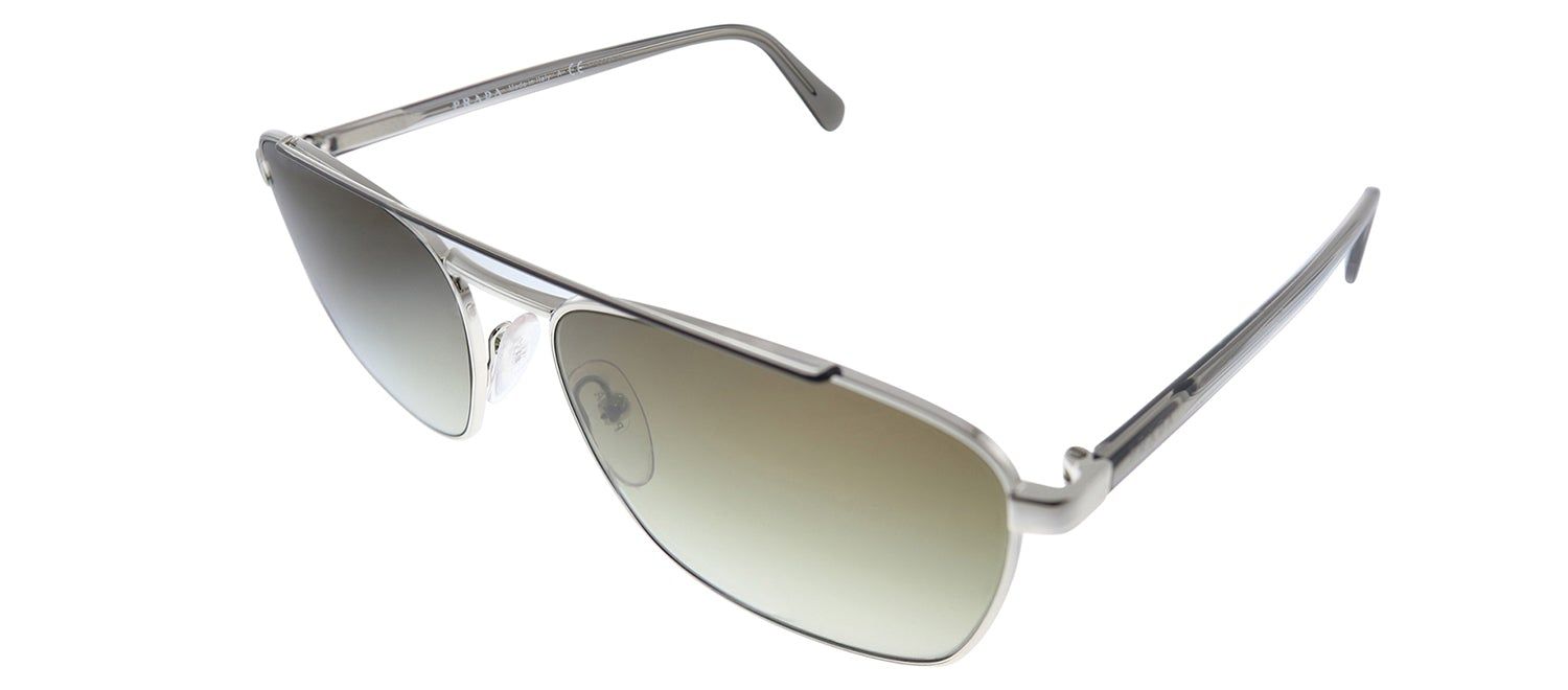 Prada PR 61US Y7B5O2 Rectangle Metal Brown Sunglasses with Green Gradient Lens sold by Gaffos product image thumbnail 2