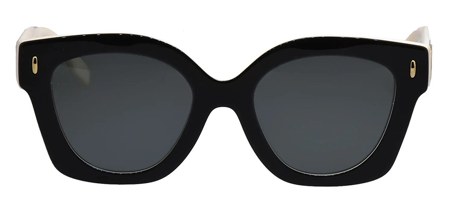 Tory Burch TY 7201U 198887 Irregular Plastic Black Sunglasses with Grey Lens sold by Gaffos