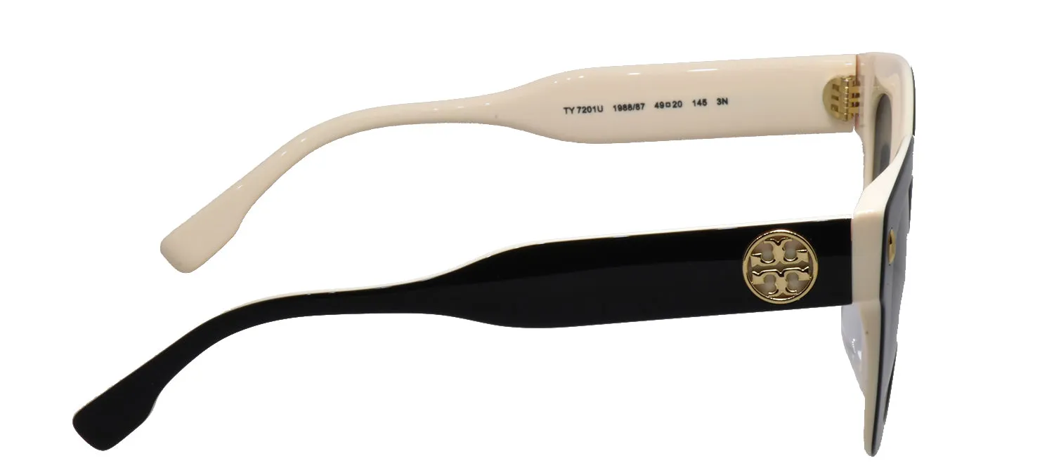 Tory Burch TY 7201U 198887 Irregular Plastic Black Sunglasses with Grey Lens sold by Gaffos product image thumbnail 4