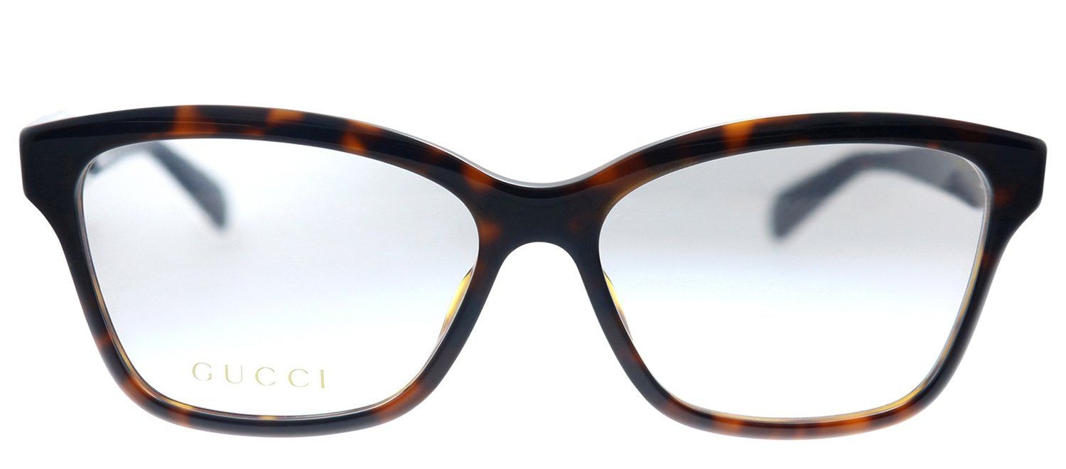 Gucci GG 0798O 005 Cat-Eye Acetate Havana Eyeglasses with Demo Lens sold by Gaffos