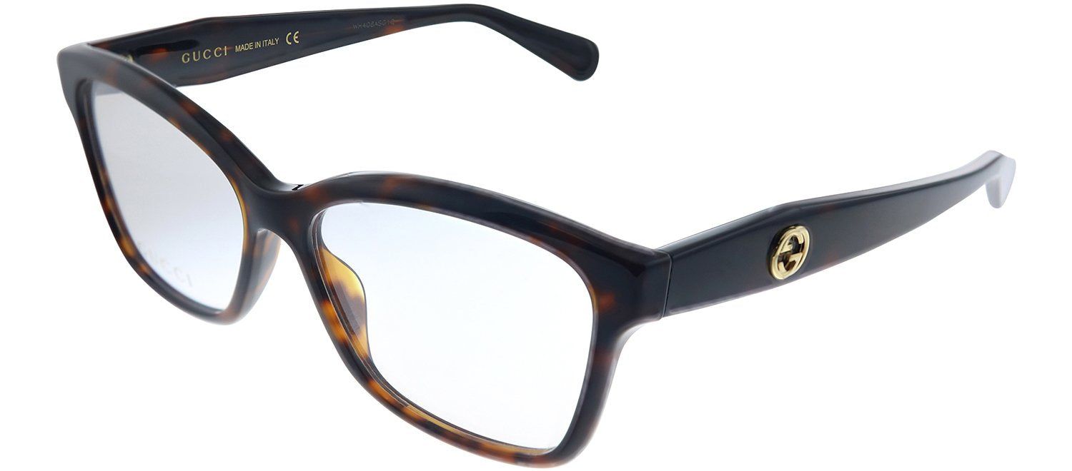Gucci GG 0798O 005 Cat-Eye Acetate Havana Eyeglasses with Demo Lens sold by Gaffos product image thumbnail 2