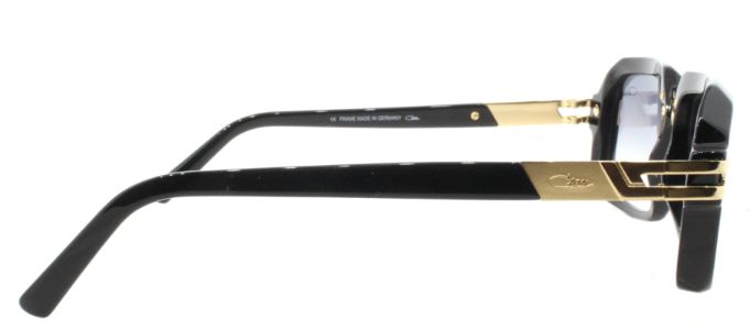 Cazal Cazal 6004/3 001SG Rectangle Plastic Black Sunglasses with Light Grey Gradient Lens sold by Gaffos