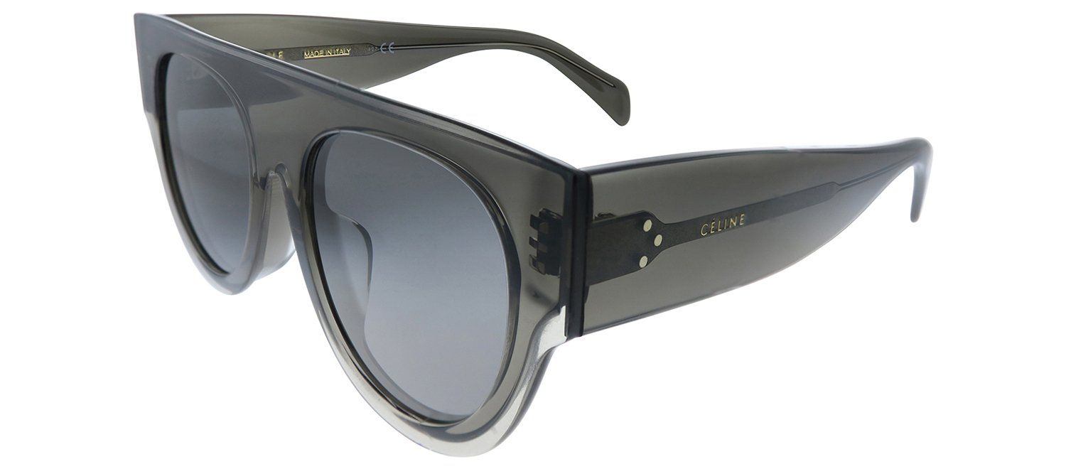 Celine CL 40012F 20A Round Plastic Grey Sunglasses with Grey Gradient Lens sold by Gaffos product image thumbnail 2