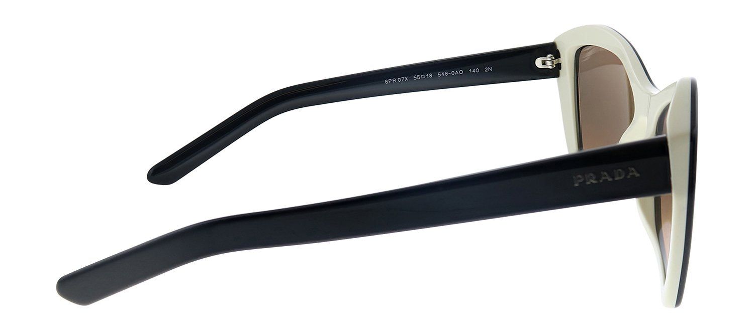 Prada PR 07XS 5460AO Butterfly Plastic Black Sunglasses with Brown Gradient Lens sold by Gaffos product image thumbnail 3