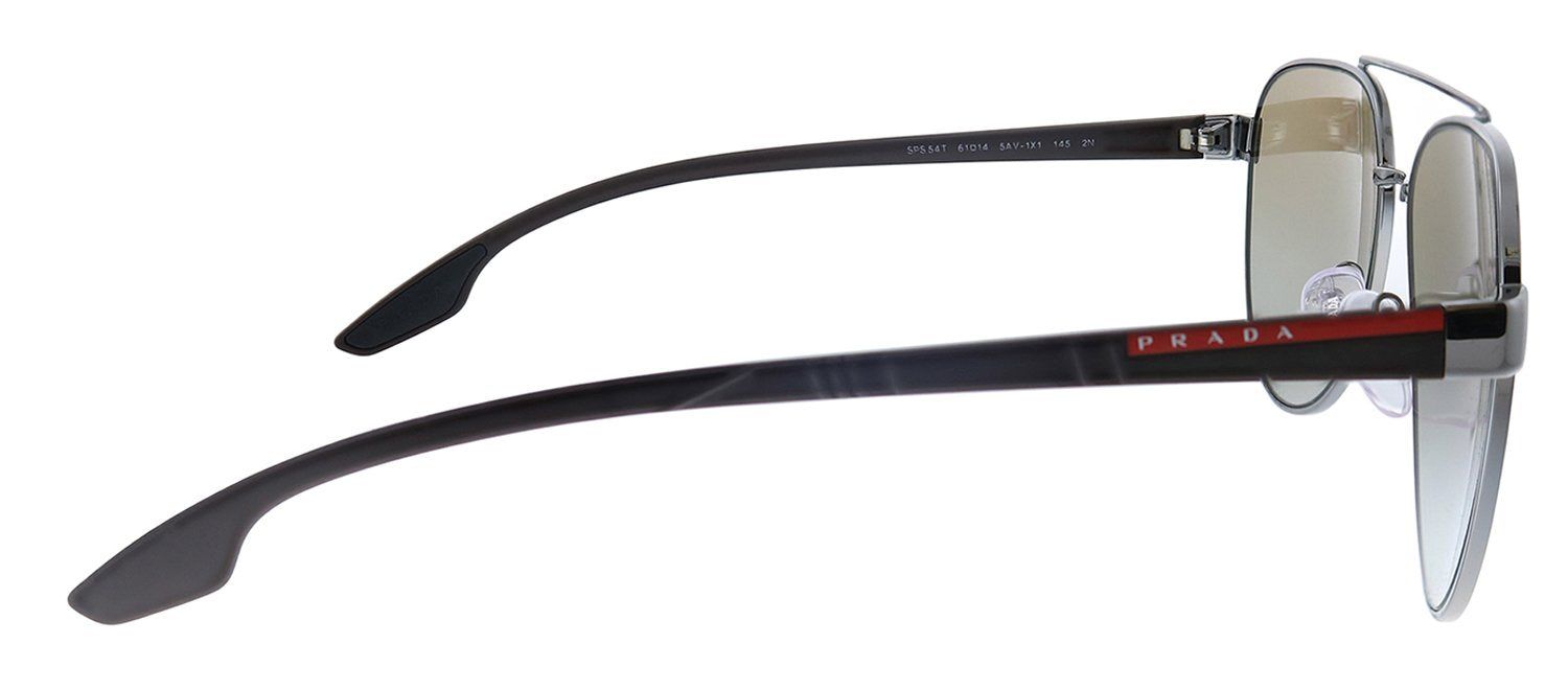 Prada Linea Rossa PS 54TS 5AV1X1 Pilot Metal Gunmetal Sunglasses with Brown Gradient Lens sold by Gaffos product image thumbnail 3