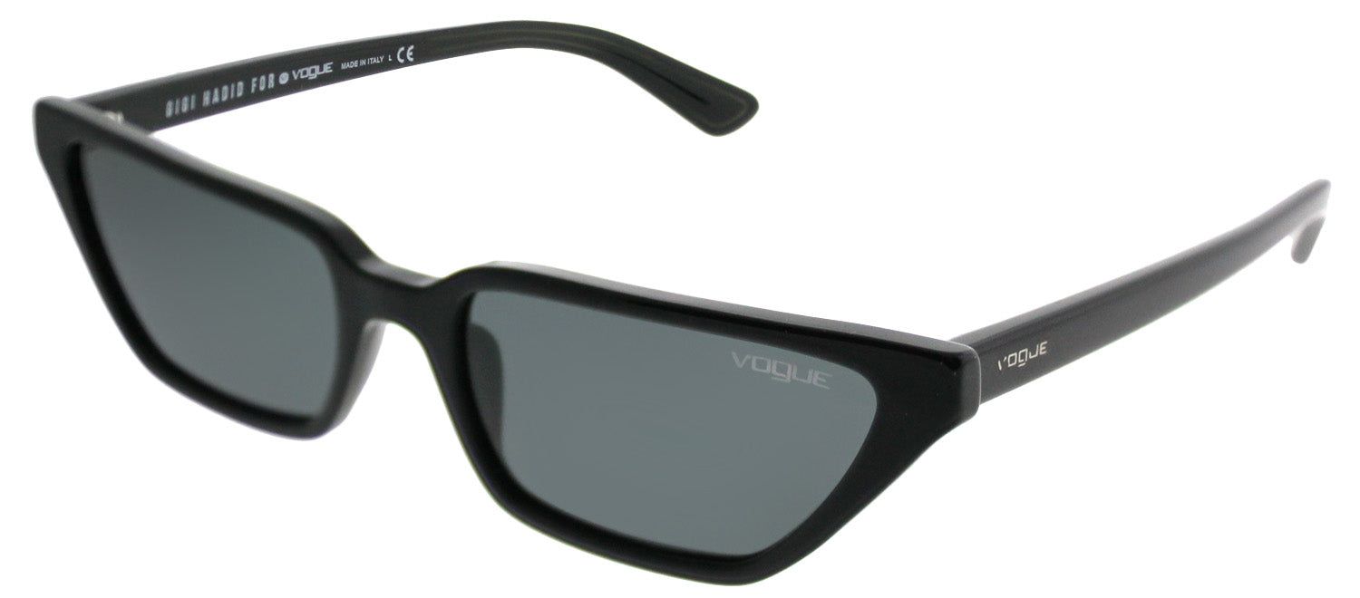 Vogue Eyewear VO 5235S W44/87 Cat-Eye Plastic Black Sunglasses with Grey Lens sold by Gaffos product image thumbnail 2