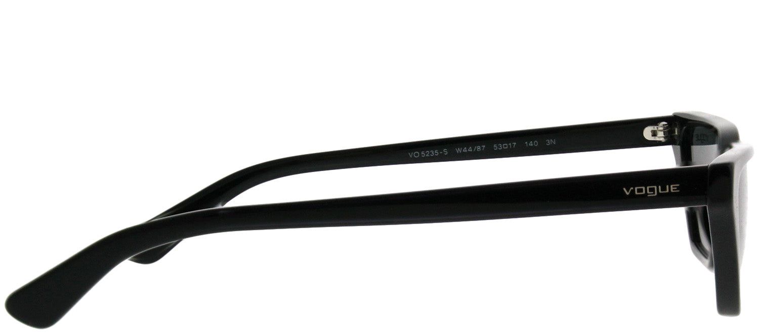 Vogue Eyewear VO 5235S W44/87 Cat-Eye Plastic Black Sunglasses with Grey Lens sold by Gaffos product image thumbnail 3