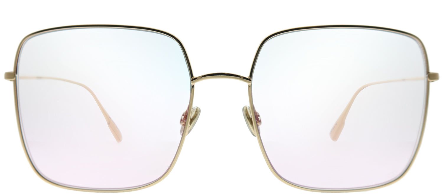 Dior CD Stellaire1 000 TE Square Metal Gold Sunglasses with Violet Lens sold by Gaffos