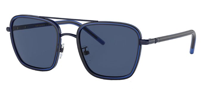 Tory Burch TY 6090 332280 Navigator Metal Navy Sunglasses with Navy Classic Lens sold by Gaffos