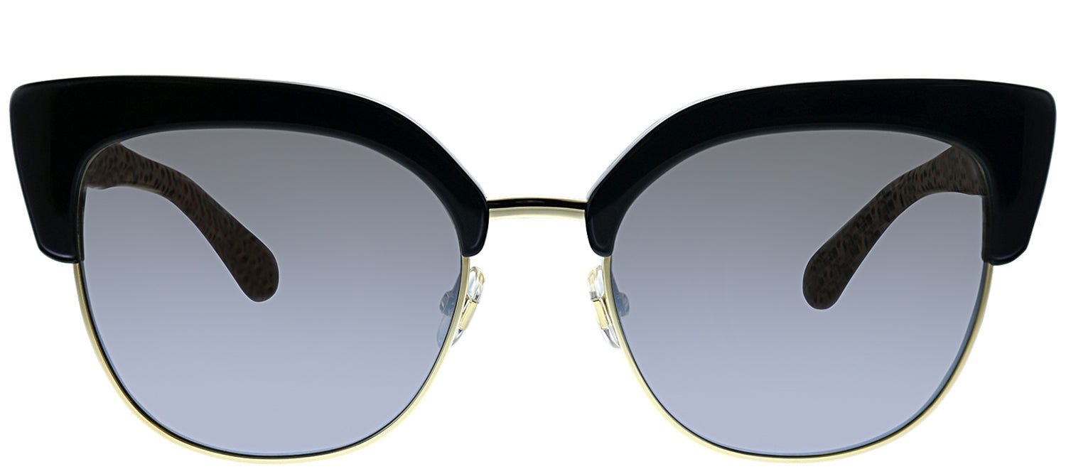 Kate Spade KS Karri UYY Square Metal Black Sunglasses with Silver Mirror Lens sold by Gaffos