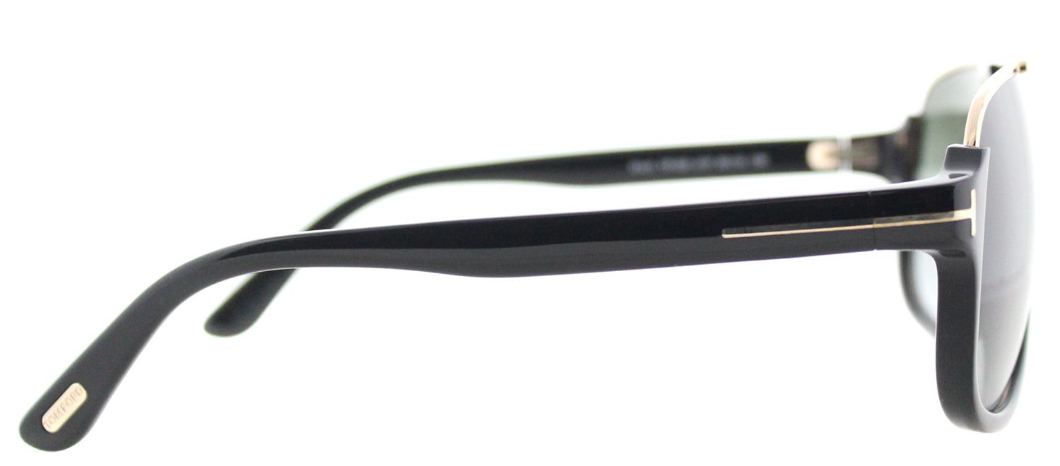 Tom Ford TF 335 01P Aviator Plastic Black Sunglasses with Brown Gradient Lens sold by Gaffos product image thumbnail 3