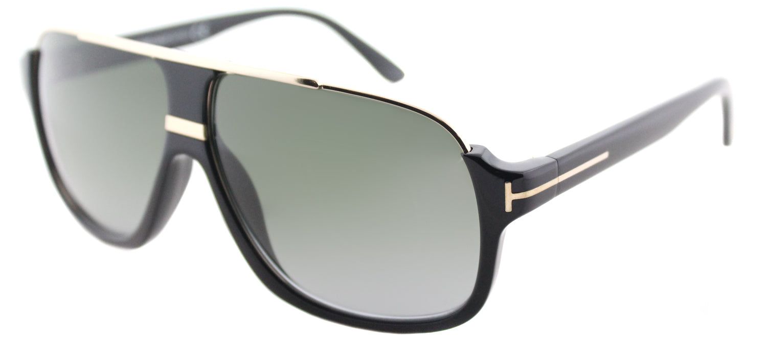 Tom Ford TF 335 01P Aviator Plastic Black Sunglasses with Brown Gradient Lens sold by Gaffos product image thumbnail 2