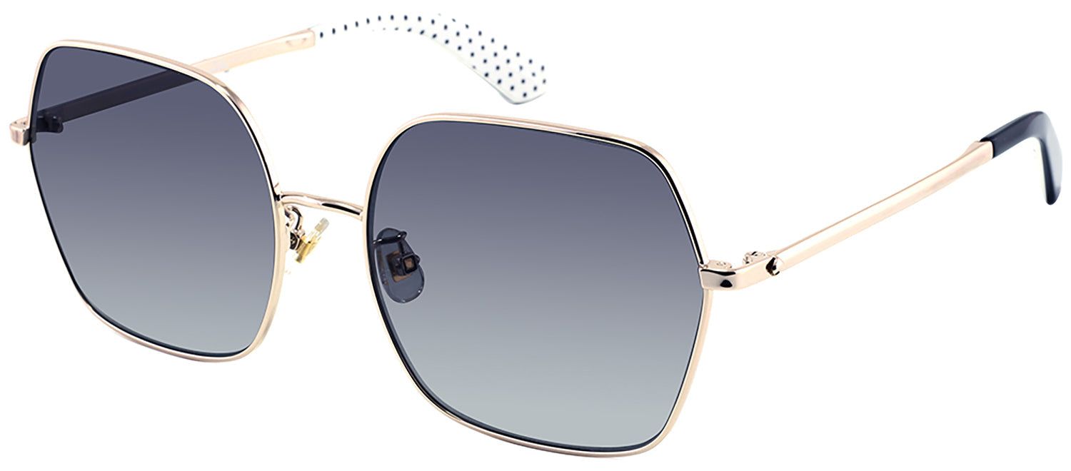 Kate Spade KS Eloy/F/S 807 Square Metal Black Sunglasses with Grey Polarized Lens sold by Gaffos product image thumbnail 2