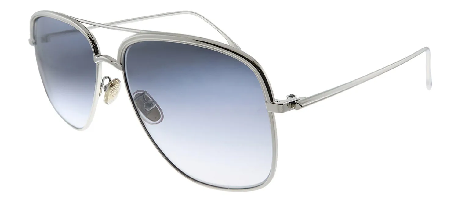 Victoria Beckham VB 200S 040 Square Metal Silver Sunglasses with Blue Gradient Lens sold by Gaffos product image thumbnail 2