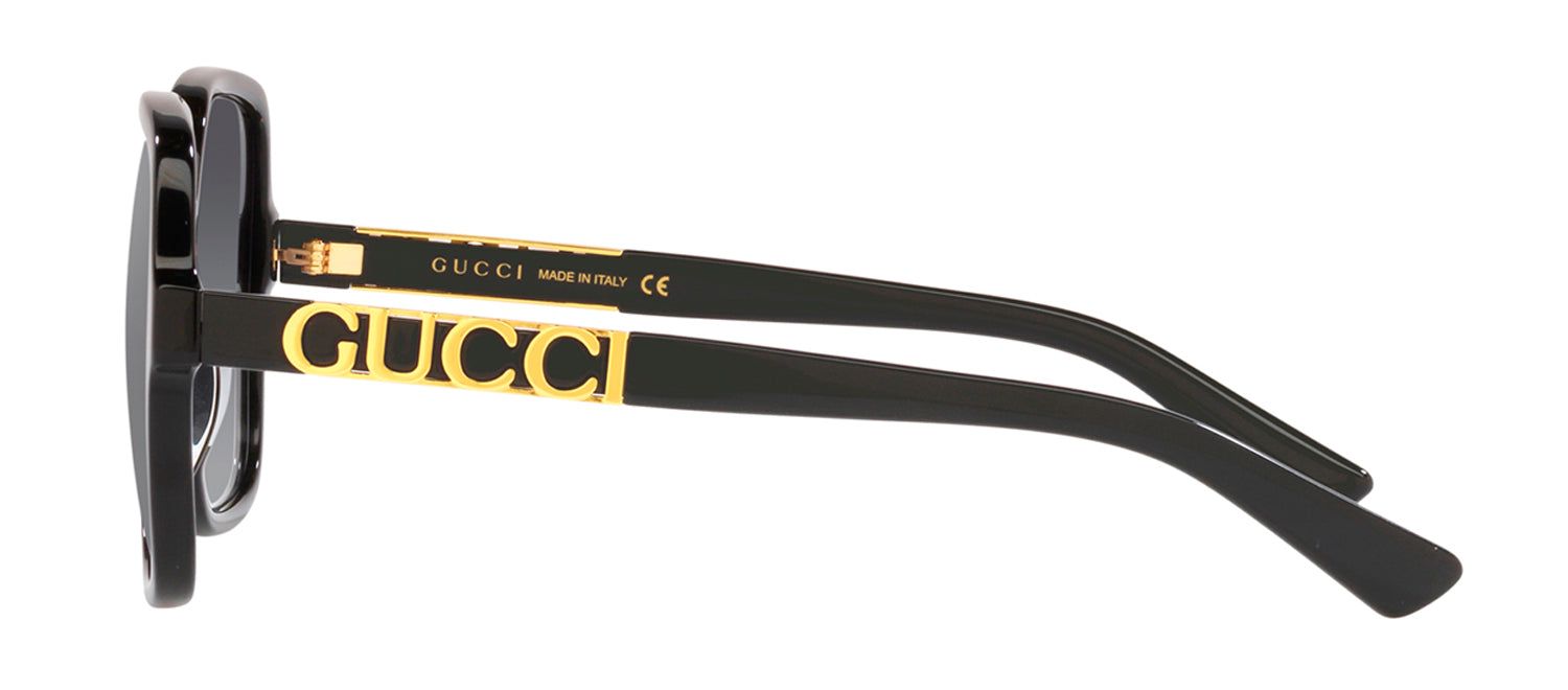 Gucci GG 1189S 002 Square Plastic Black Sunglasses with Grey Gradient Lens sold by Gaffos product image thumbnail 3