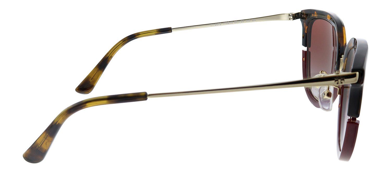 Tory Burch TY 6073 178213 Oval Plastic Havana Sunglasses with Brown Gradient Lens sold by Gaffos product image thumbnail 3