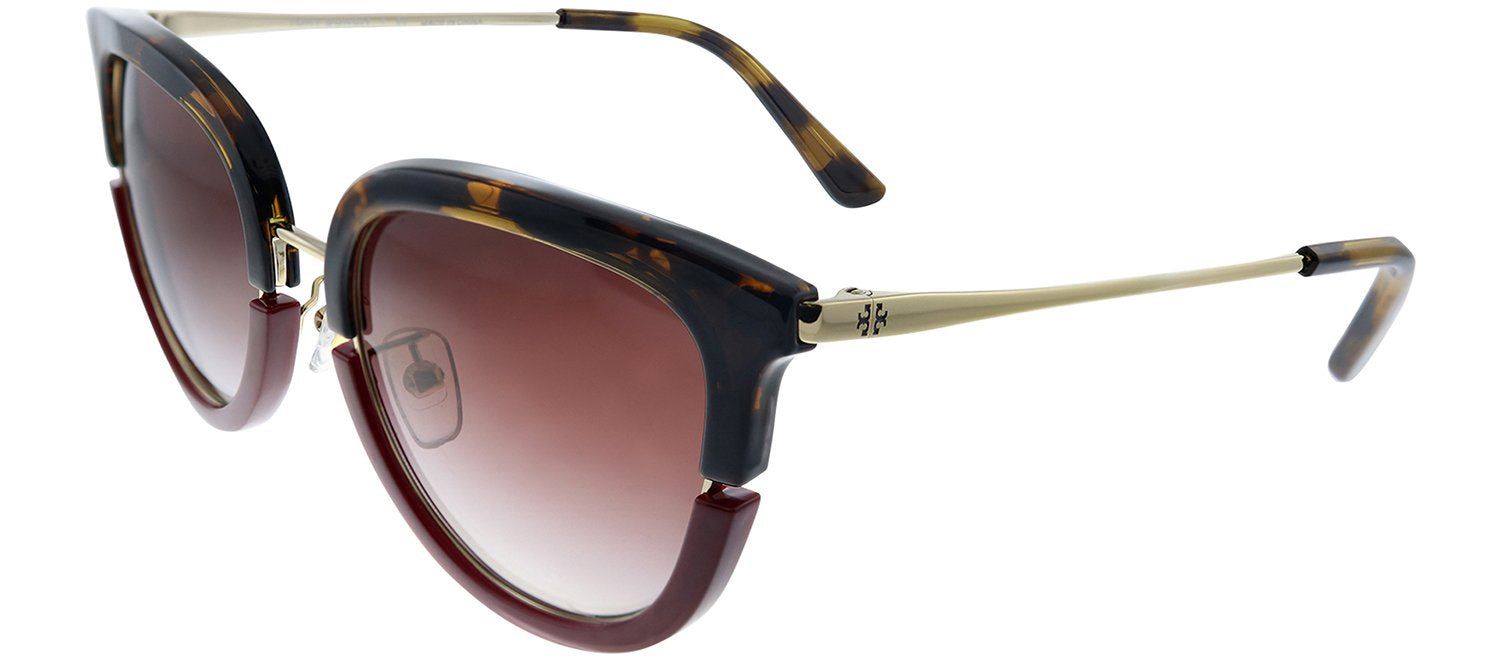 Tory Burch TY 6073 178213 Oval Plastic Havana Sunglasses with Brown Gradient Lens sold by Gaffos product image thumbnail 2